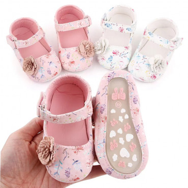 صباط سنضلة بنات مطبوع سوميلة مطبوعة baby skoo